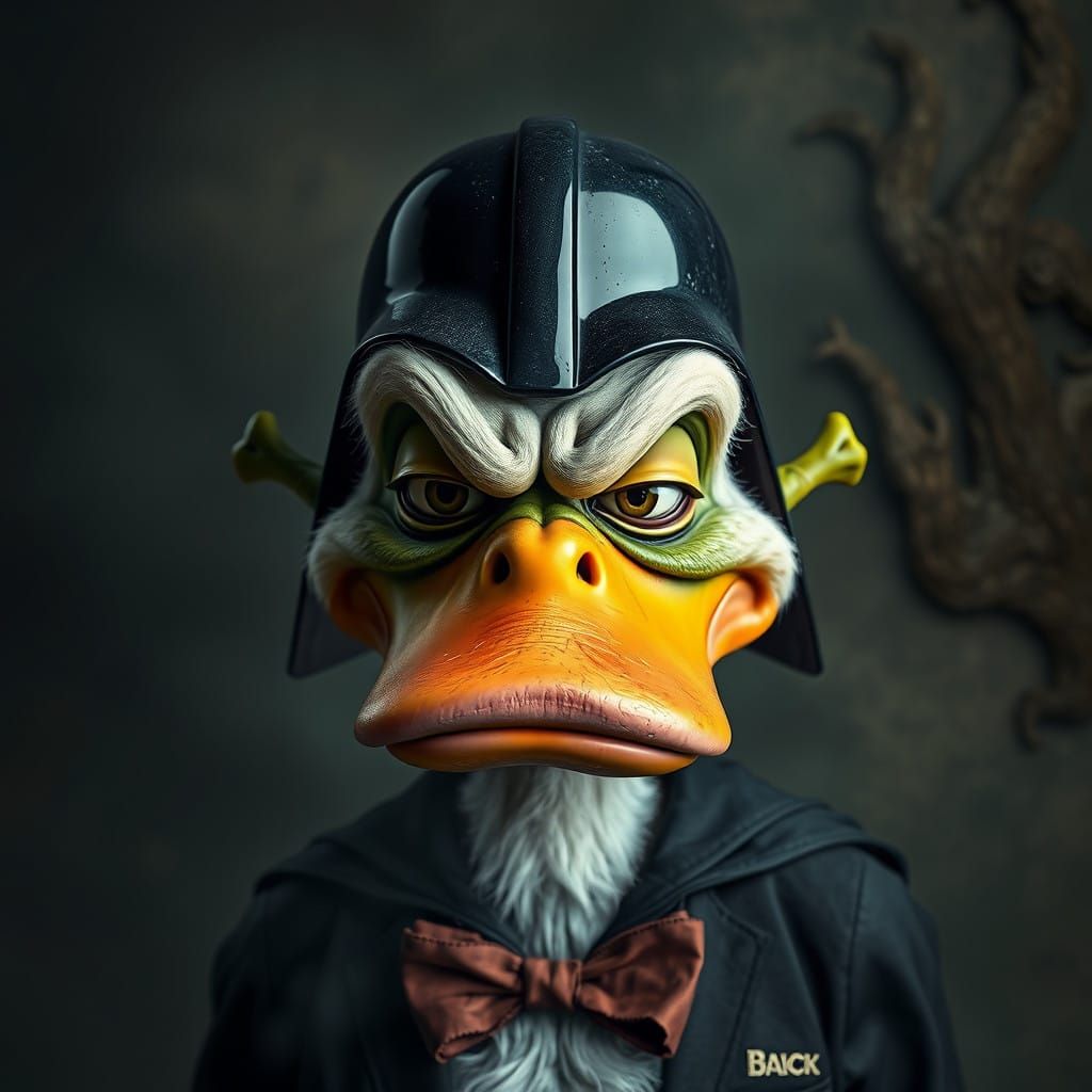 Surreal Ode to Chaos: A Darkly Whimsical Fusion of Disney an...