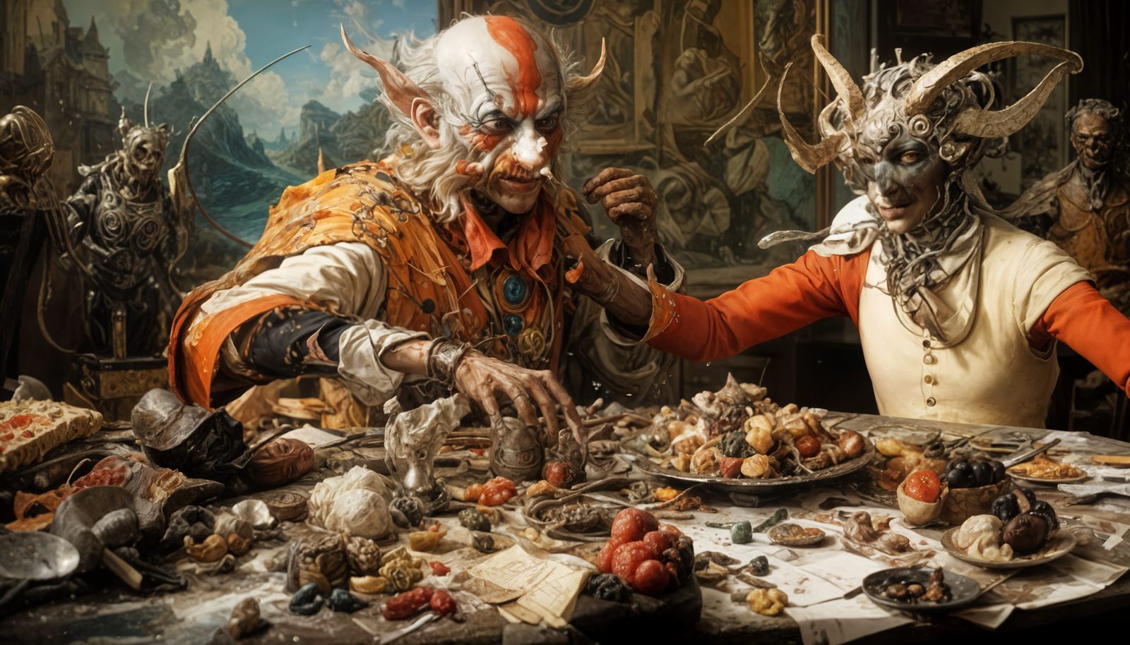 adding mushrooms to his food