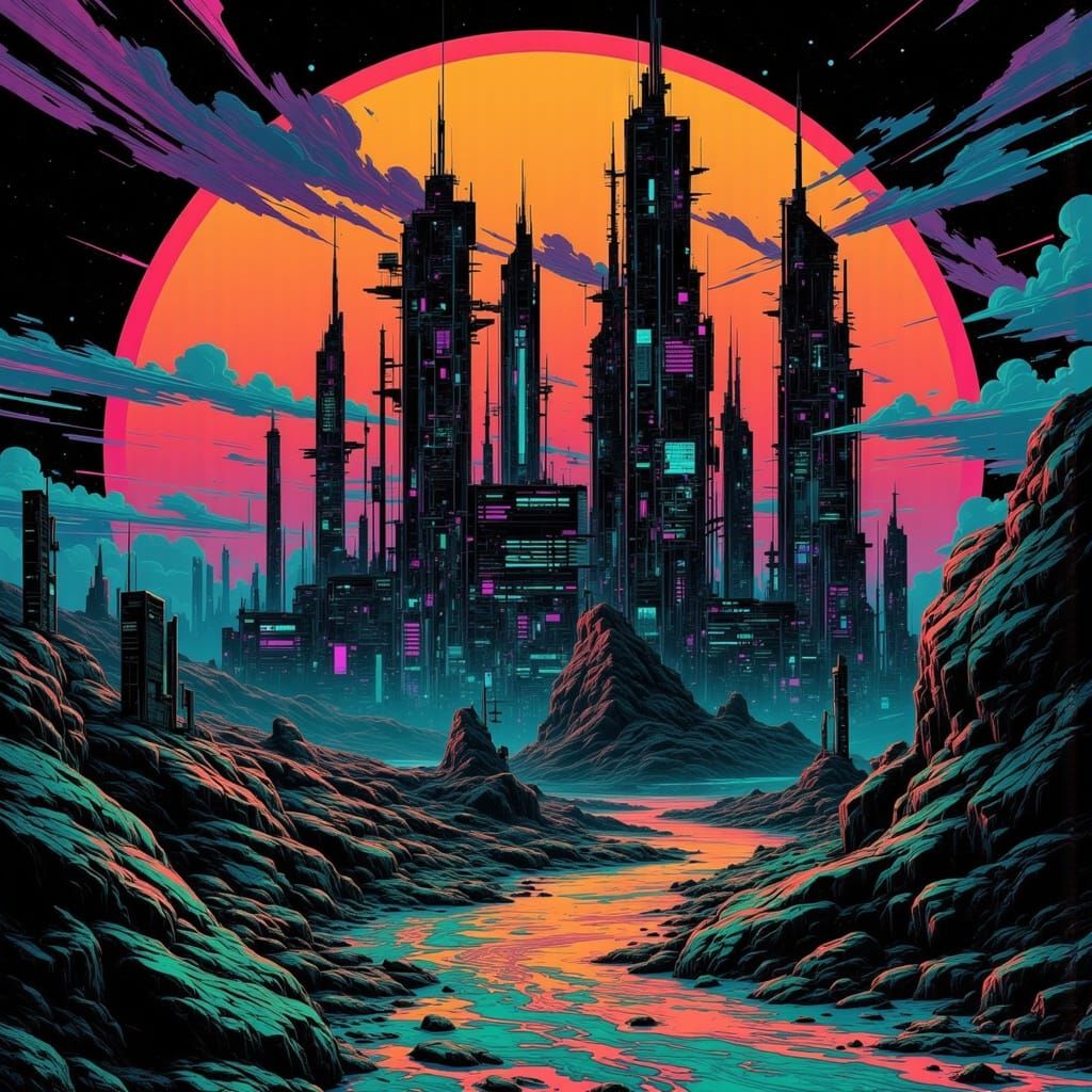 E C C O / Dream Wave / Synthsanity Cityscape