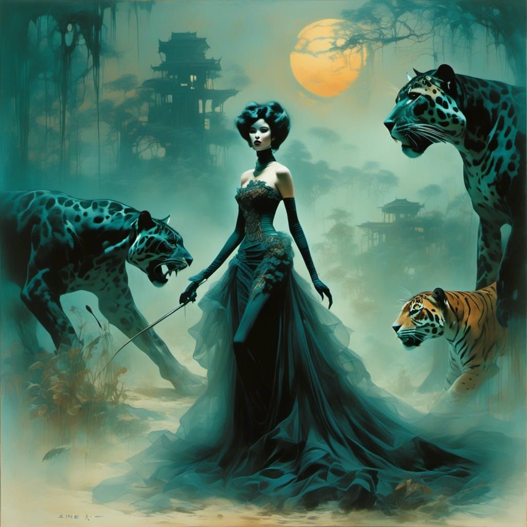 Nocturnal Tamer. 'now now boys, how about we just enjoy the moonlight?'