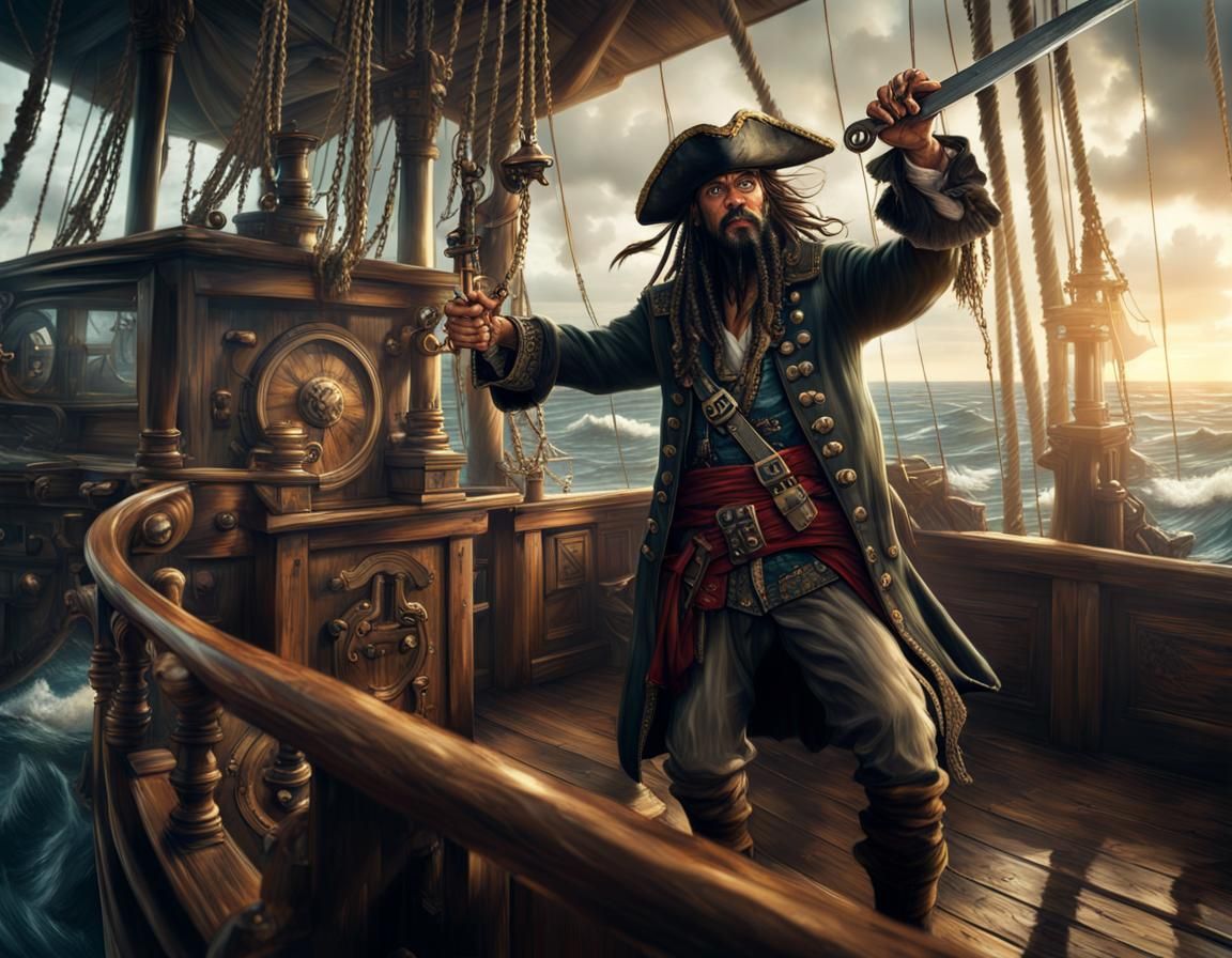 Blackbeard's Epic Pirate Ship Battle