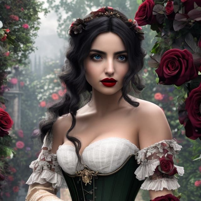 Ana de Armas Fairytale Portrait in Unreal Engine