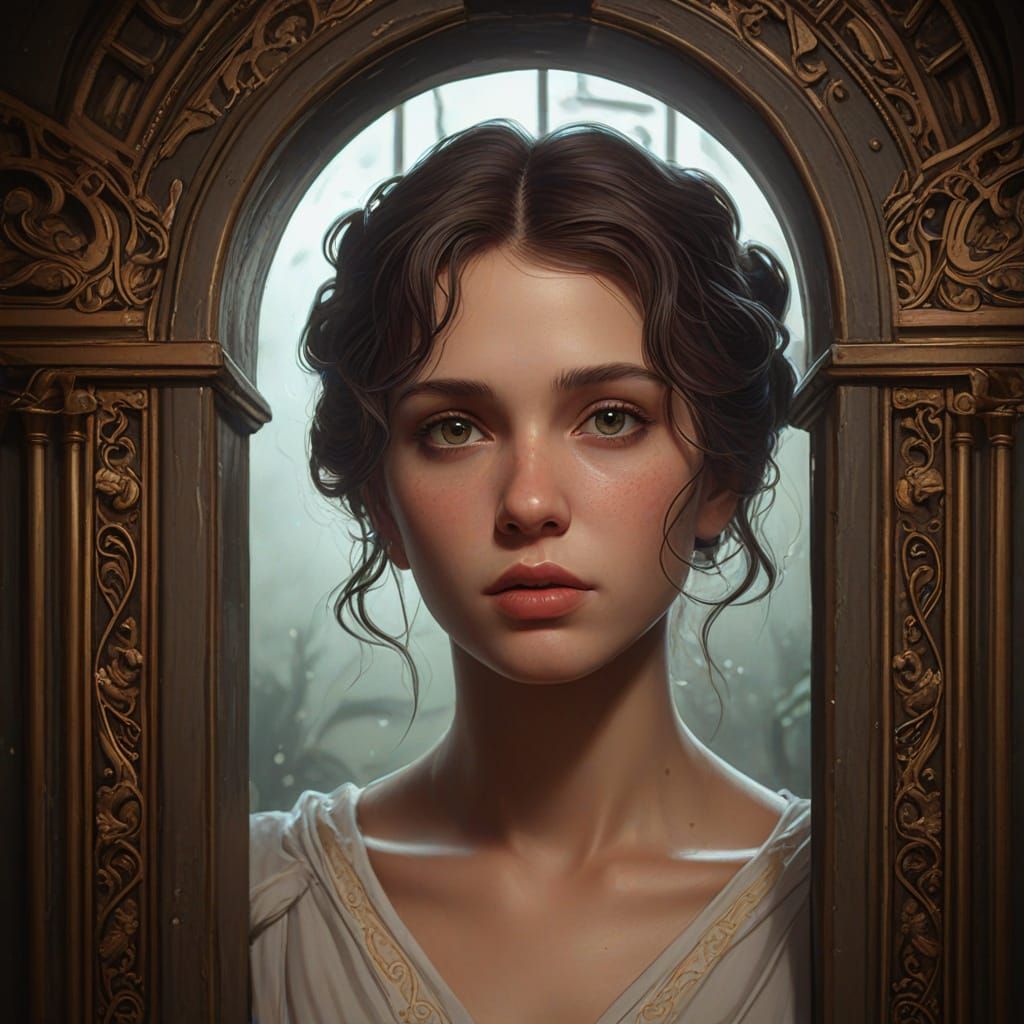 Eerie Book Cover Design: The Housemaid Keyhole View