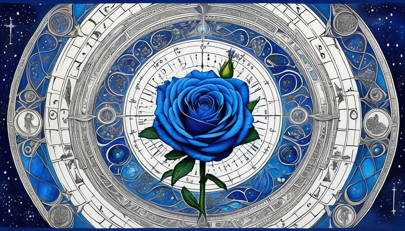 Ancient Imagery Drawing with Mystical Figures