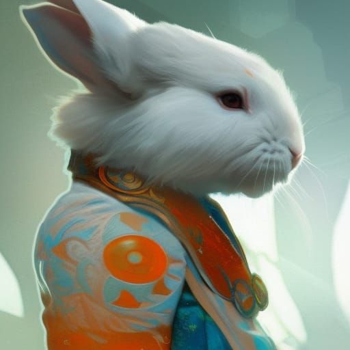 Hyperdetailed Rabbit Concept Art in Unreal Engine 5
