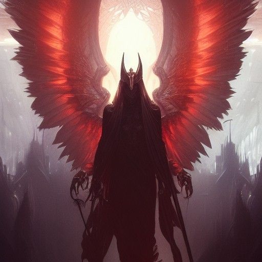 Lucifer: Dark Fantasy Concept Art in 8K