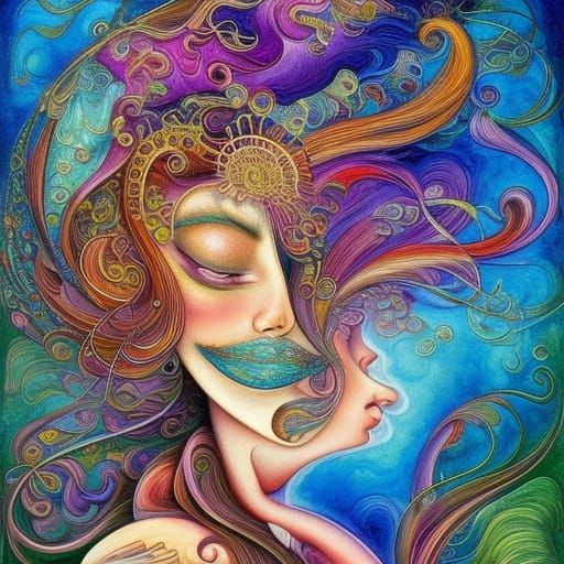 Falling Apart In The Iridescent Matrix