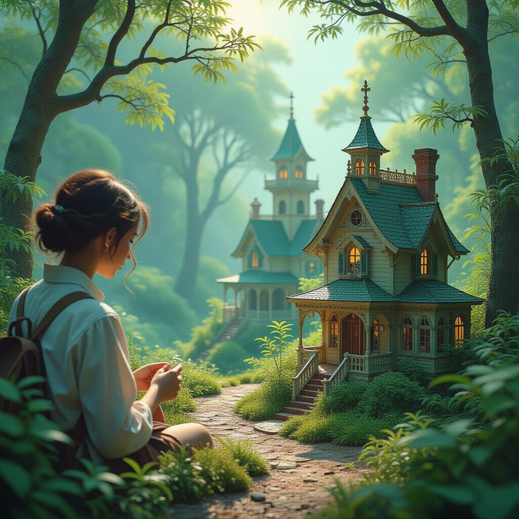 Miniature Worlds Discovered in Lush Forests