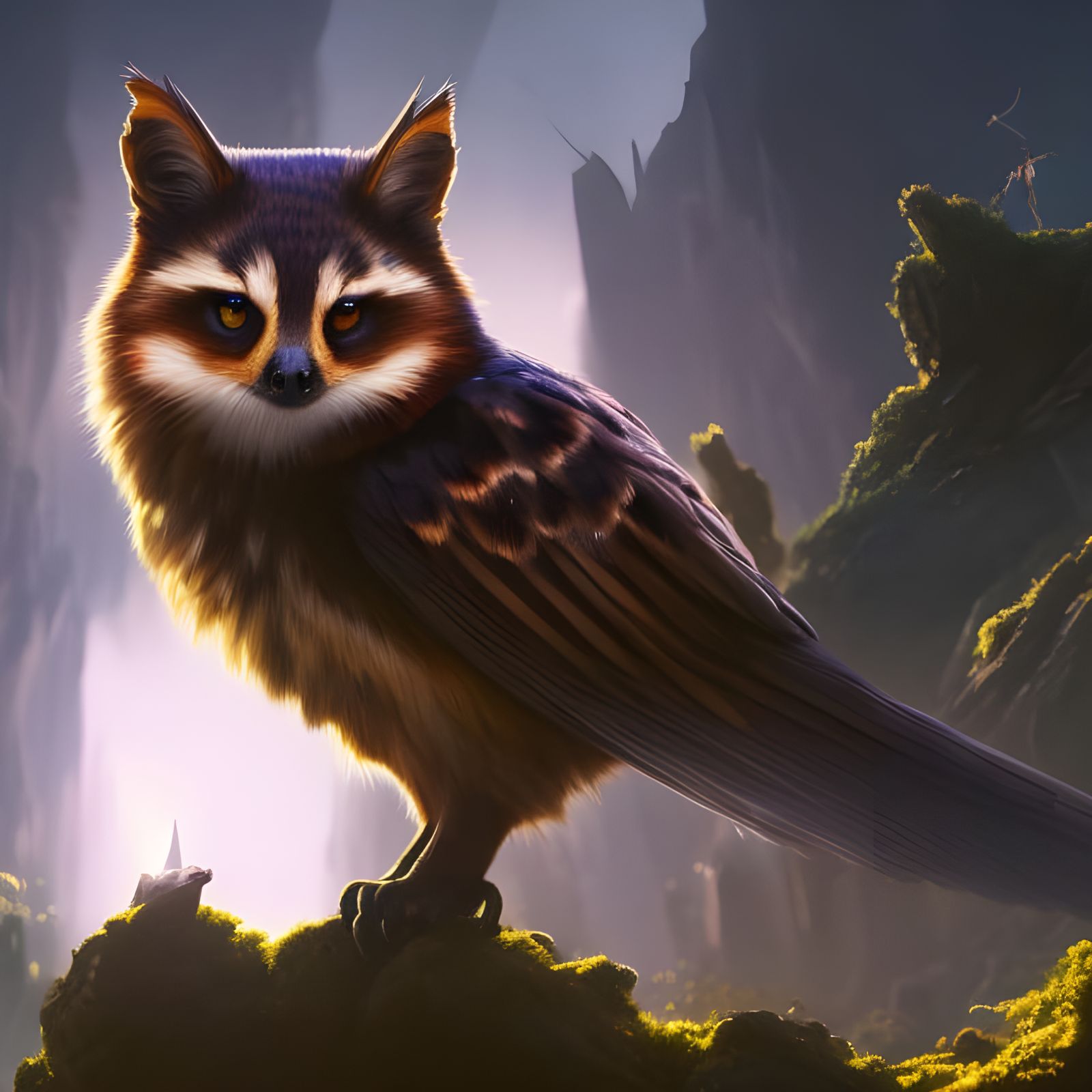 Raccoon-Owl (#DC 121)