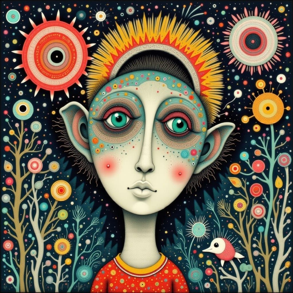 Soul Window: A Whimsical Storybook Eye