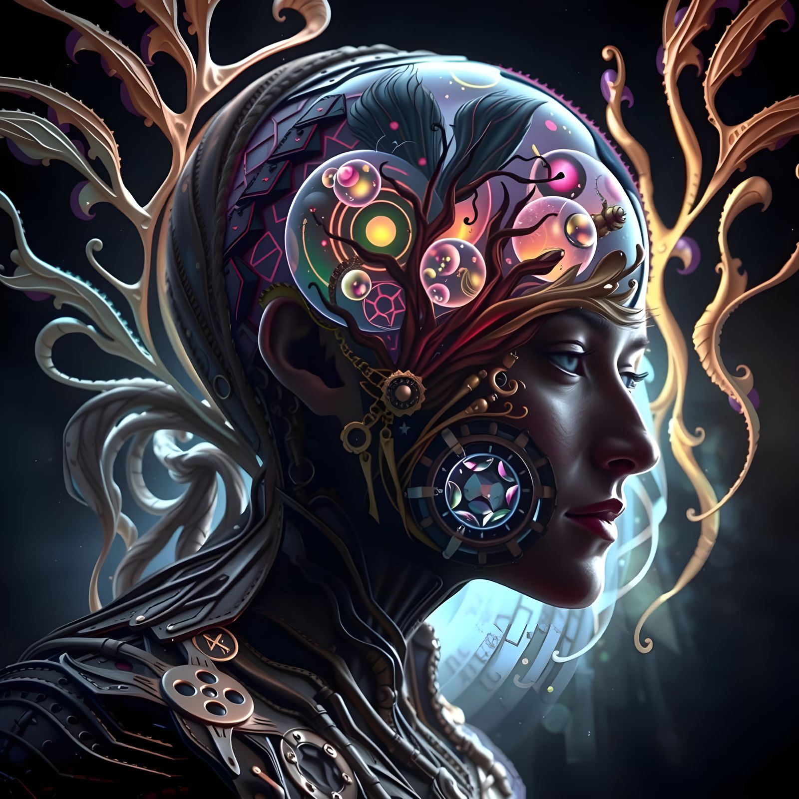 Surreal Cityscape Illuminated in Stunning Detail