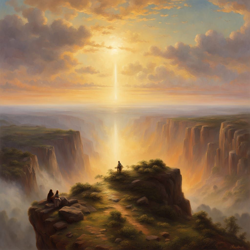 Ethereal Impressionist Landscape in Soft Focus