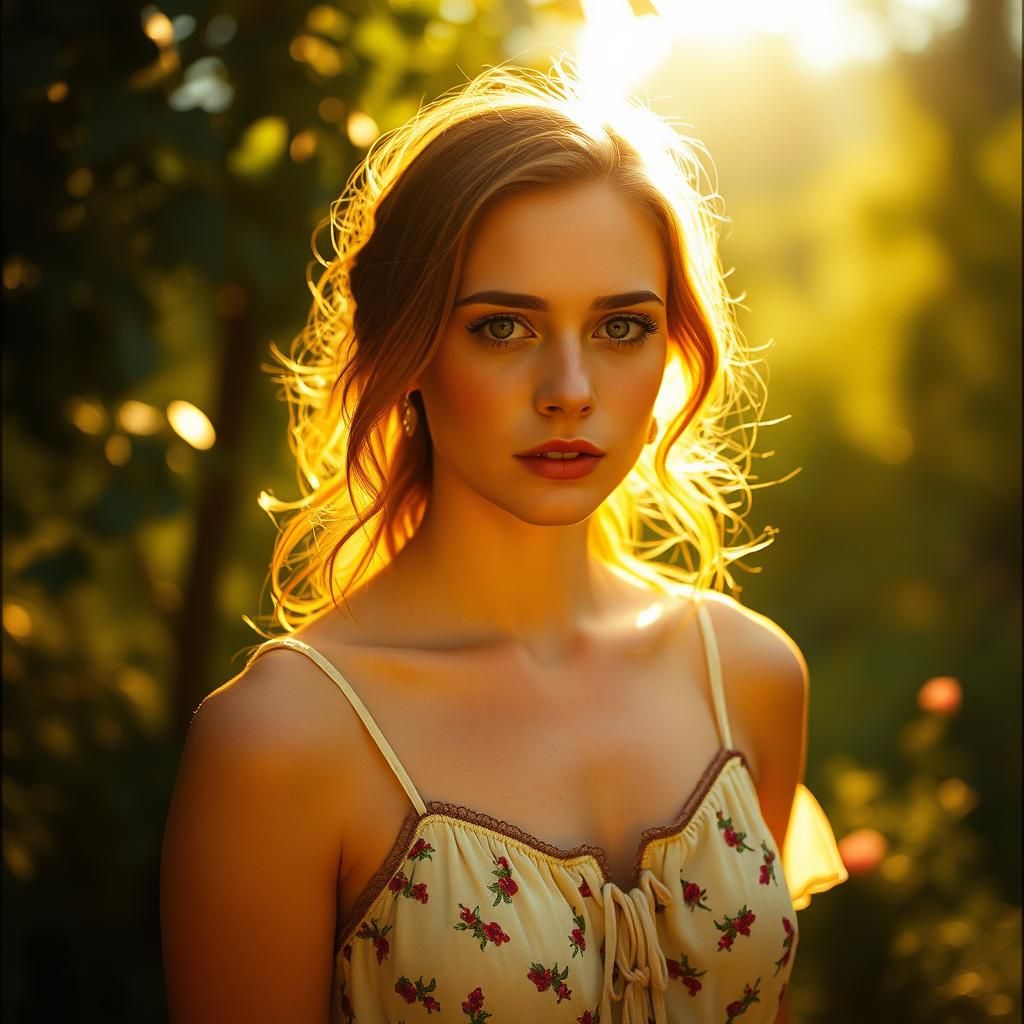 Emma in Summer: A Cinematic Film Still