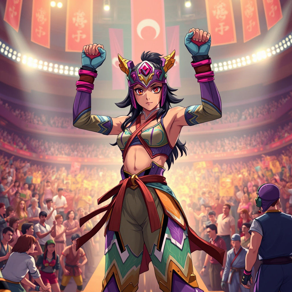 Comorian Fighter's Anime Triumph in Martial Arts Tournament