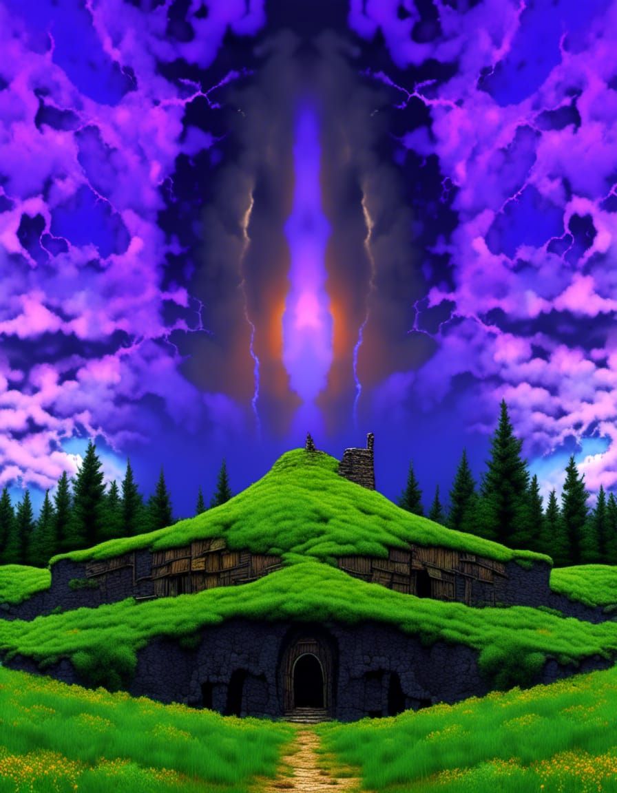 Hyperrealistic Interdimensional Portal Beckons with Bright L...