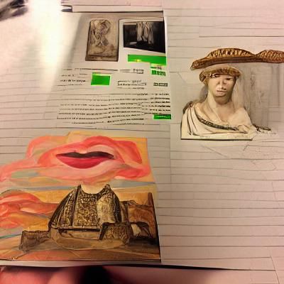 Dynamic Abstract Painting with Bold Colors and Shapes