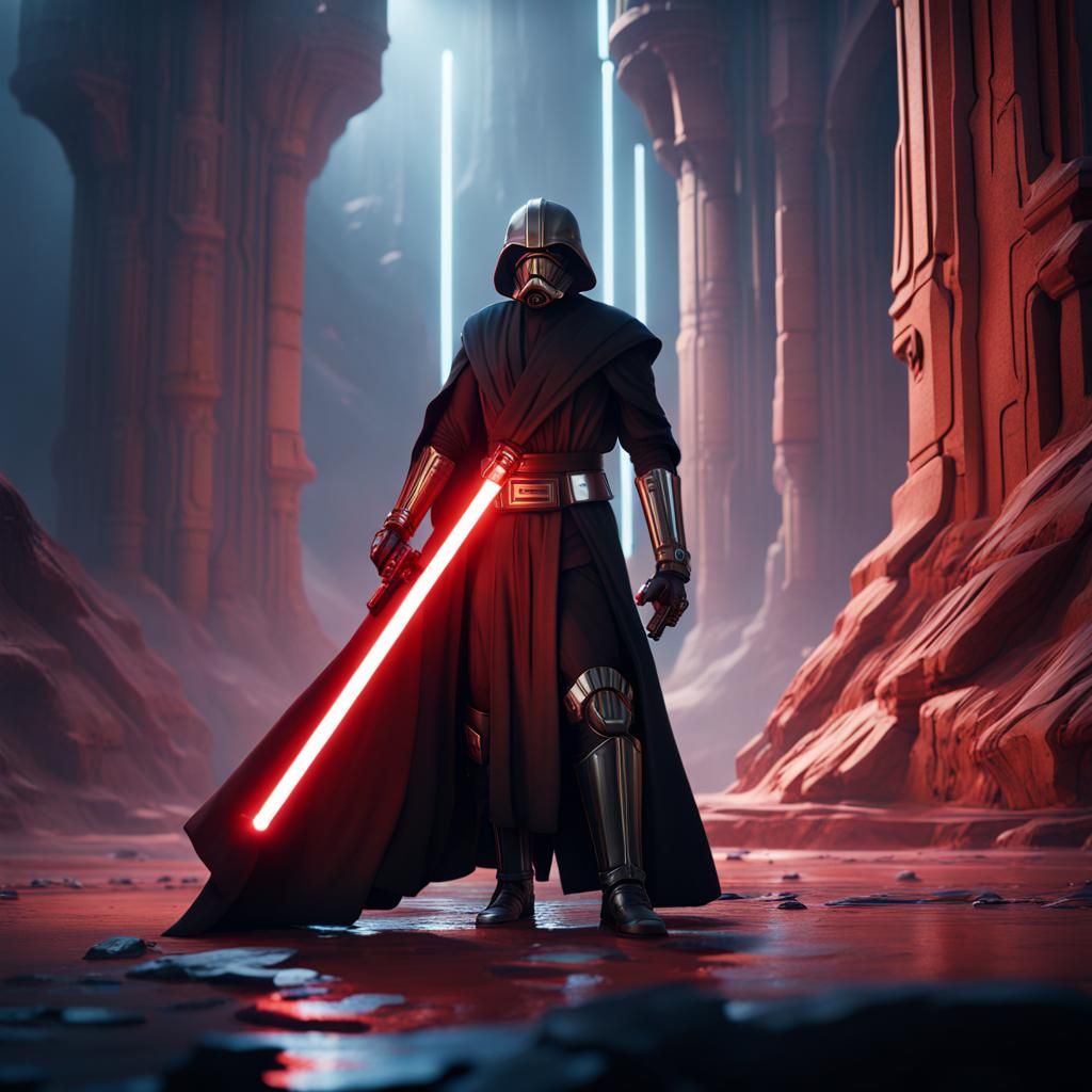 Lightsaber as Detailed Matte Painting