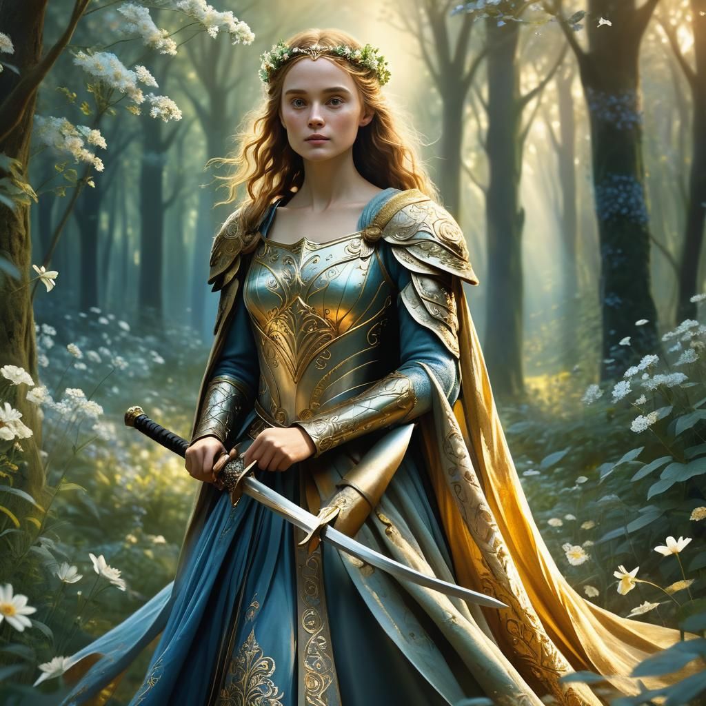 guinevere style Arthur Rackham, Kay Nielsen