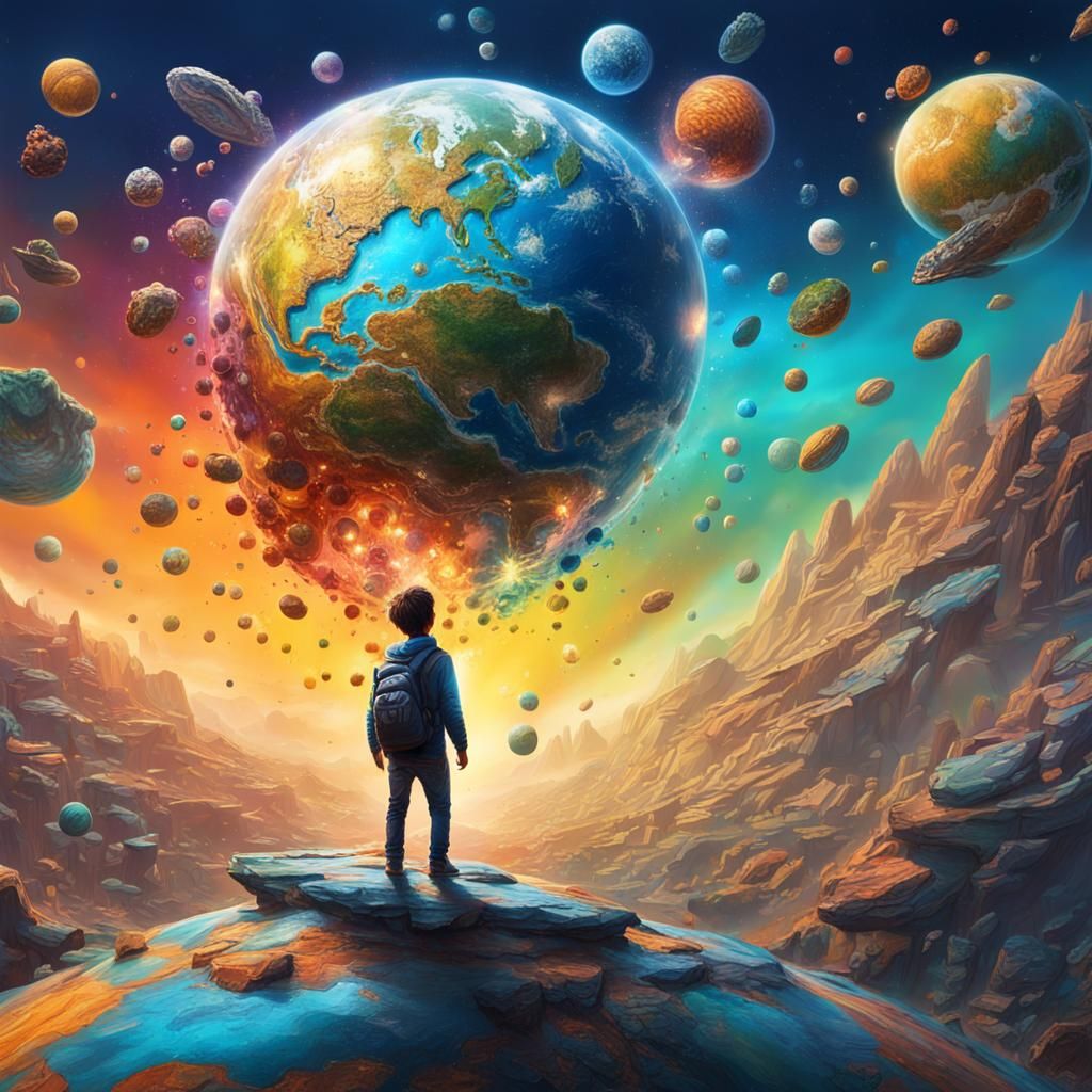 when I see life standing on my head, I see whole new worlds,...