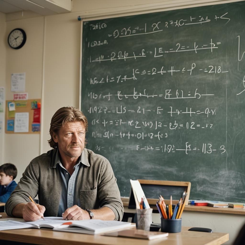 Sean Bean Teaches Math in Natural Light