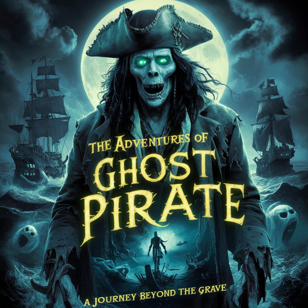 Ghost Pirate Movie Poster: Journey Beyond Grave
