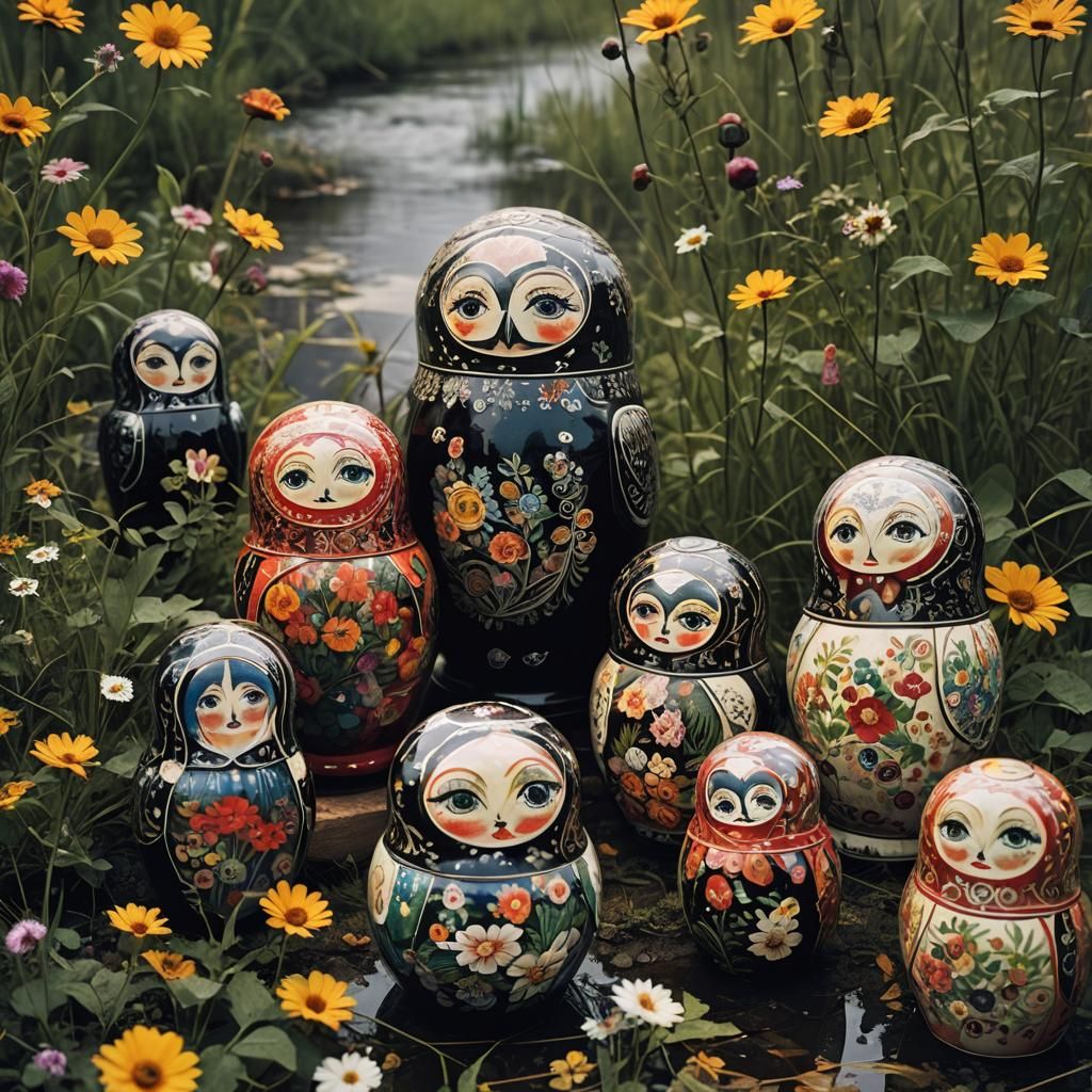 Surreal Marshmellowpunk Russian Dolls Hybrid Photography