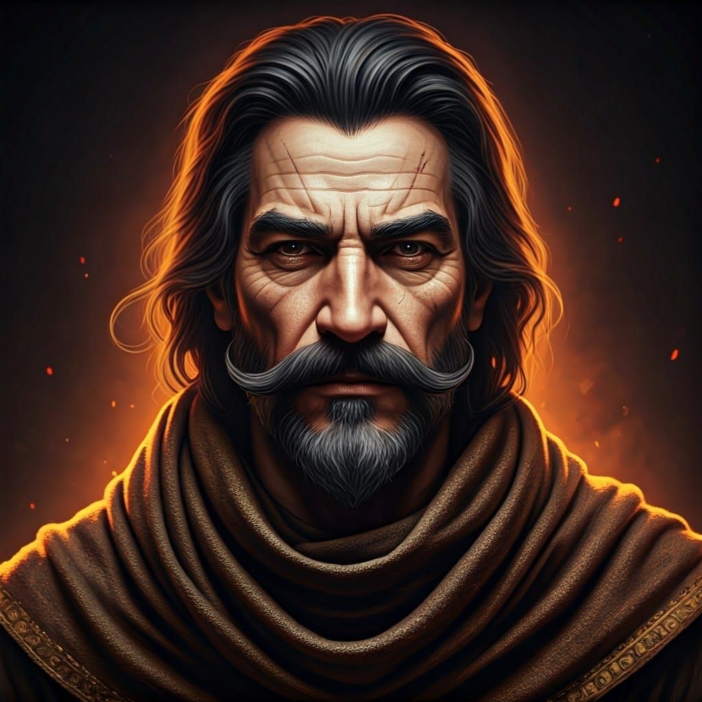 Ancient Mystic in Muted Earth Tones