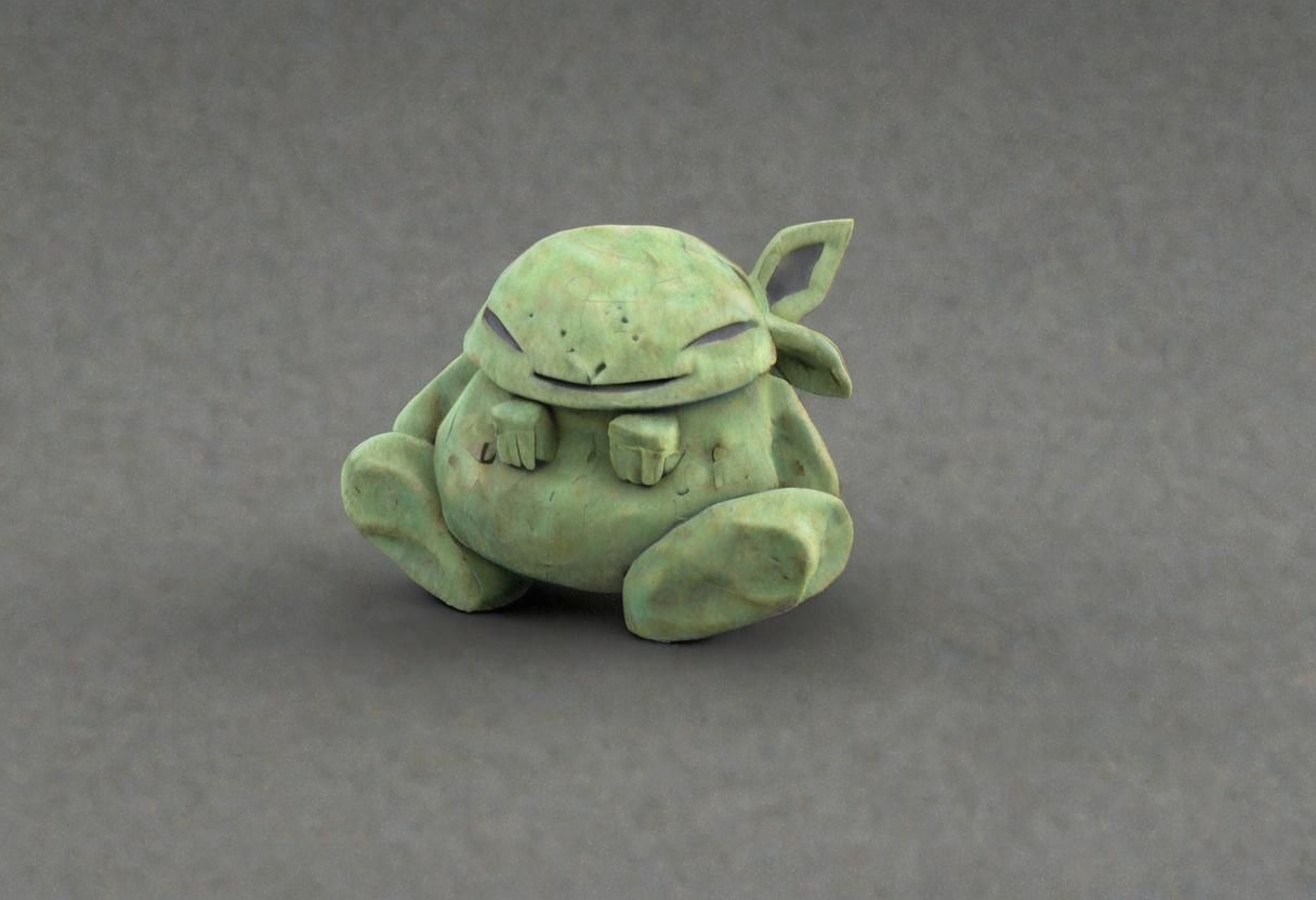 3D Bandana Waddle Dee Model in Color