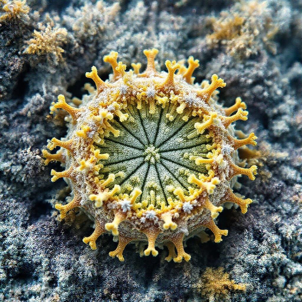 Proteus Microbe Devouring a Cell