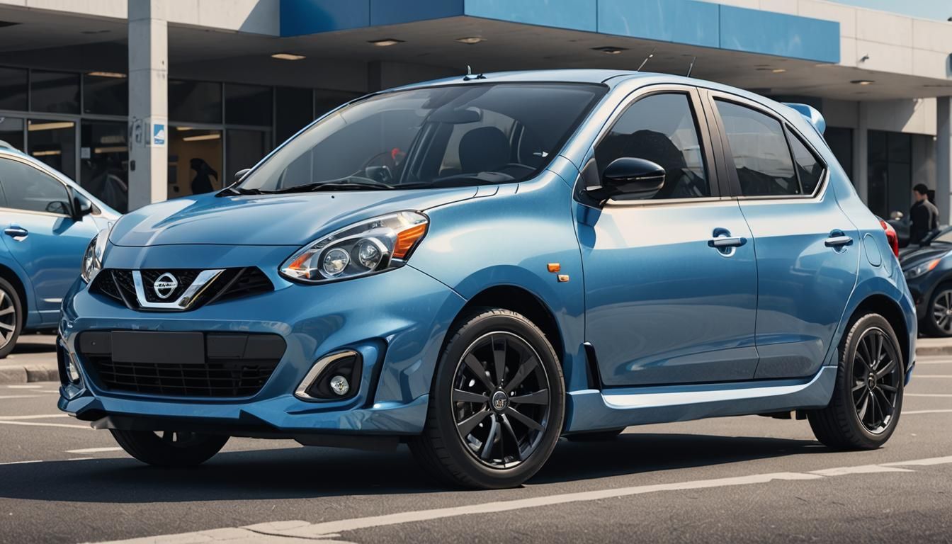 Customized Nissan March 2025 in Photorealistic Style