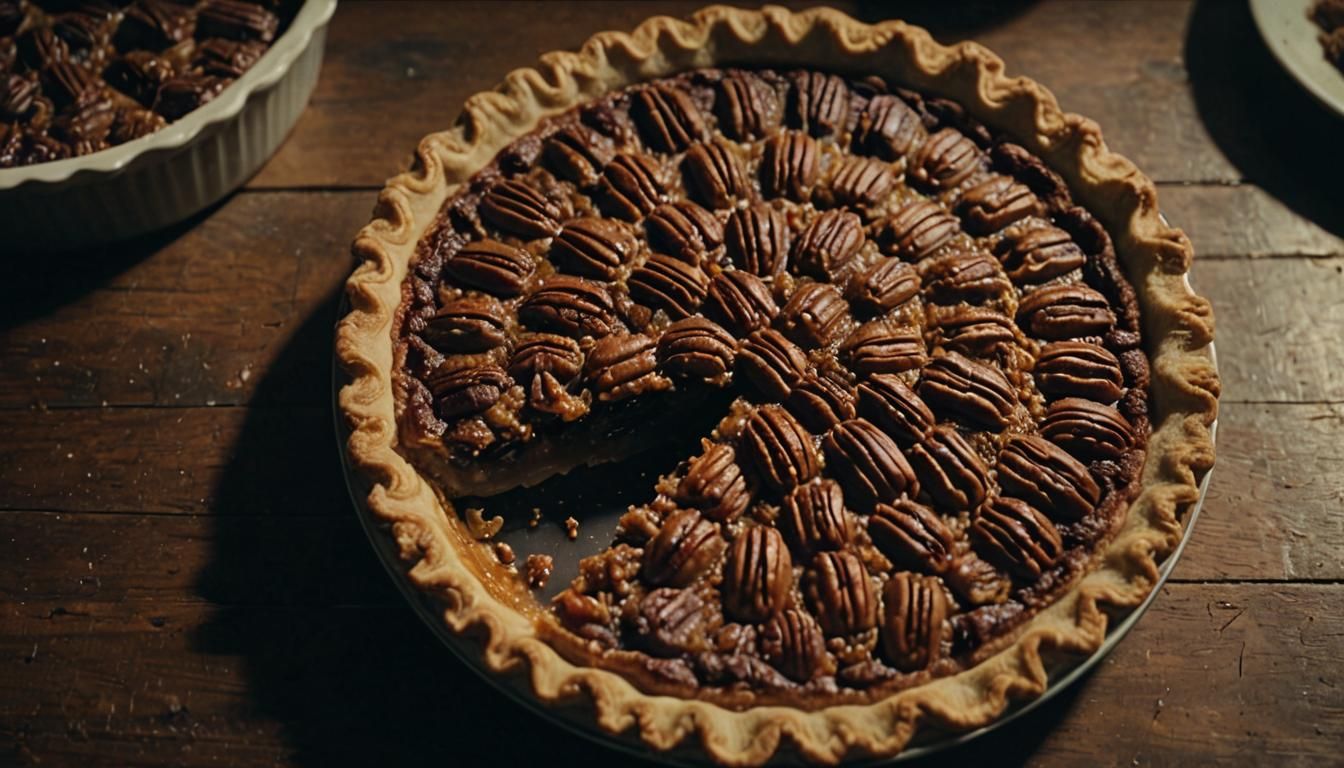 Cinematic Pecan Pie Film Still