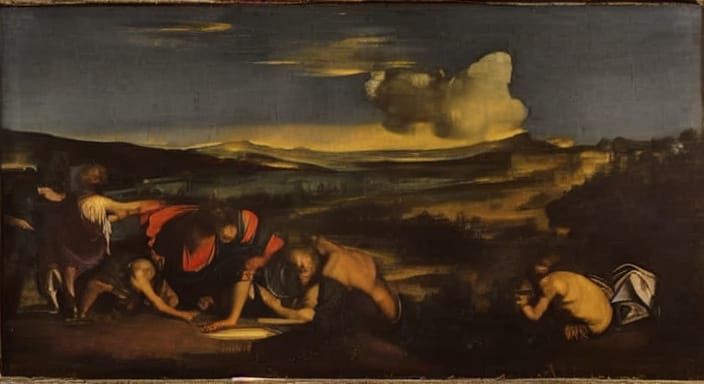 Renaissance Demons in Warm Chiaroscuro