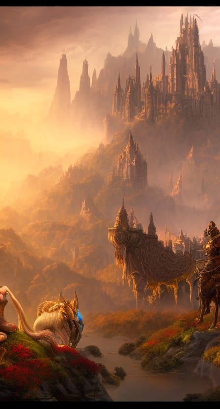 King and Lover: Fantasy Concept Art