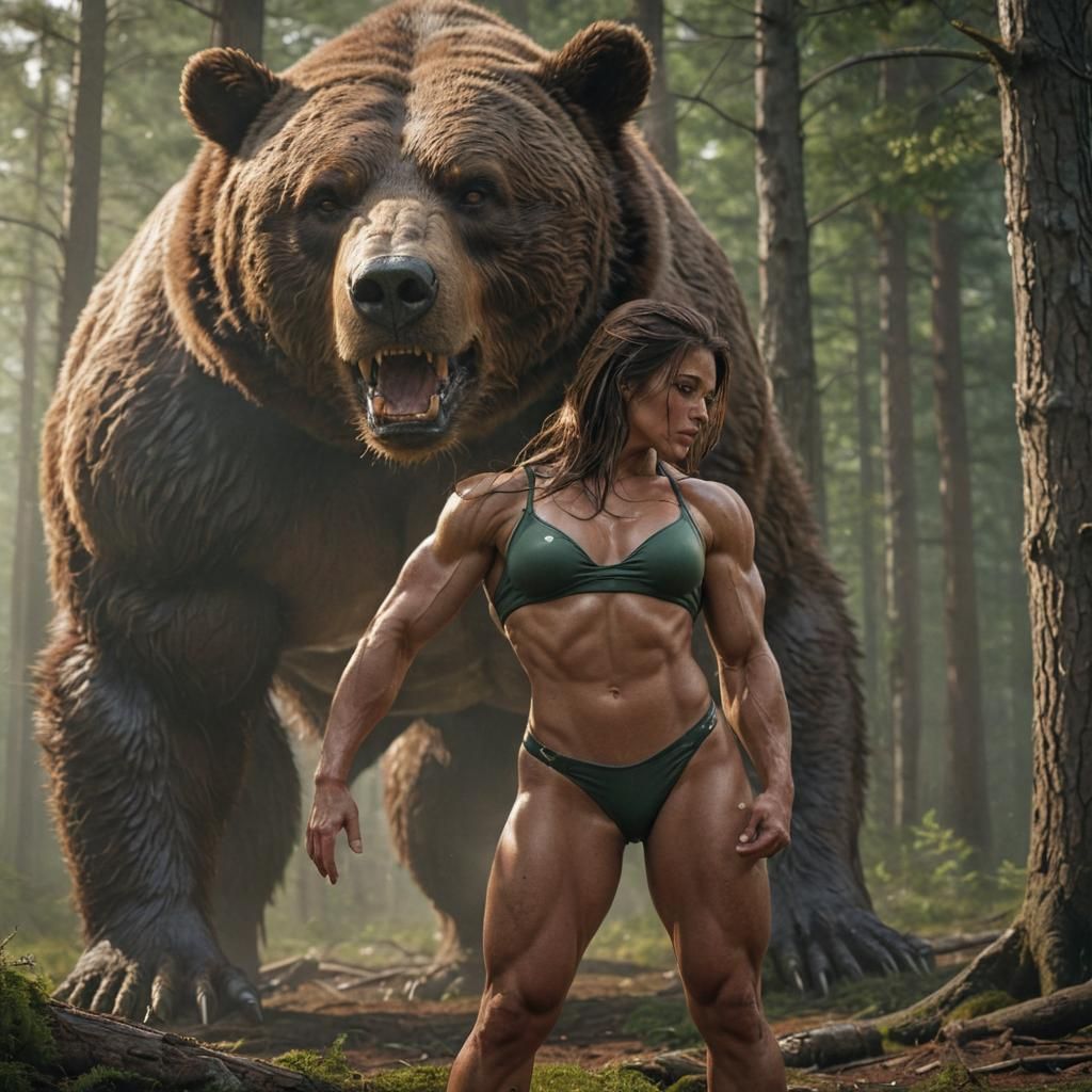 A hyperrealistic picture of an incredibly voluptuously clad,...