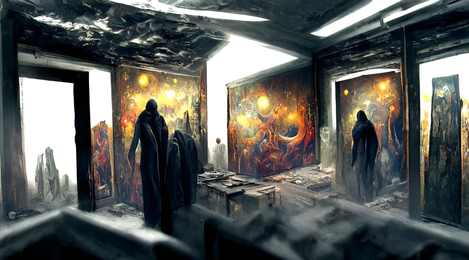Robed cultists of the naughty, portal travel station