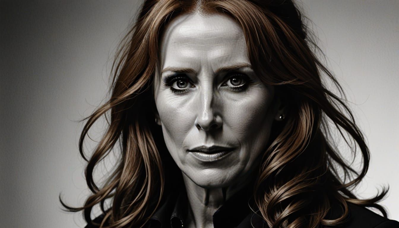 Catherine Tate as Donna Noble in Hans Hartung Style