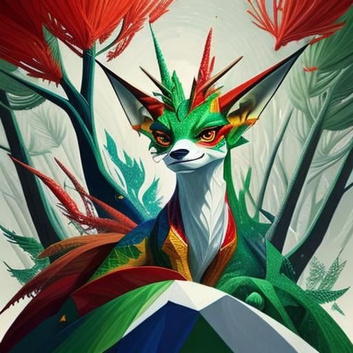 Dragon Pixel Art in 8-bit Style