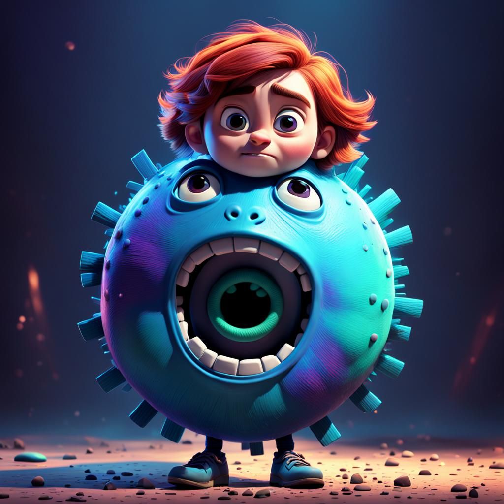 Overconfidence: Pixar-Style Concept Art in 3D