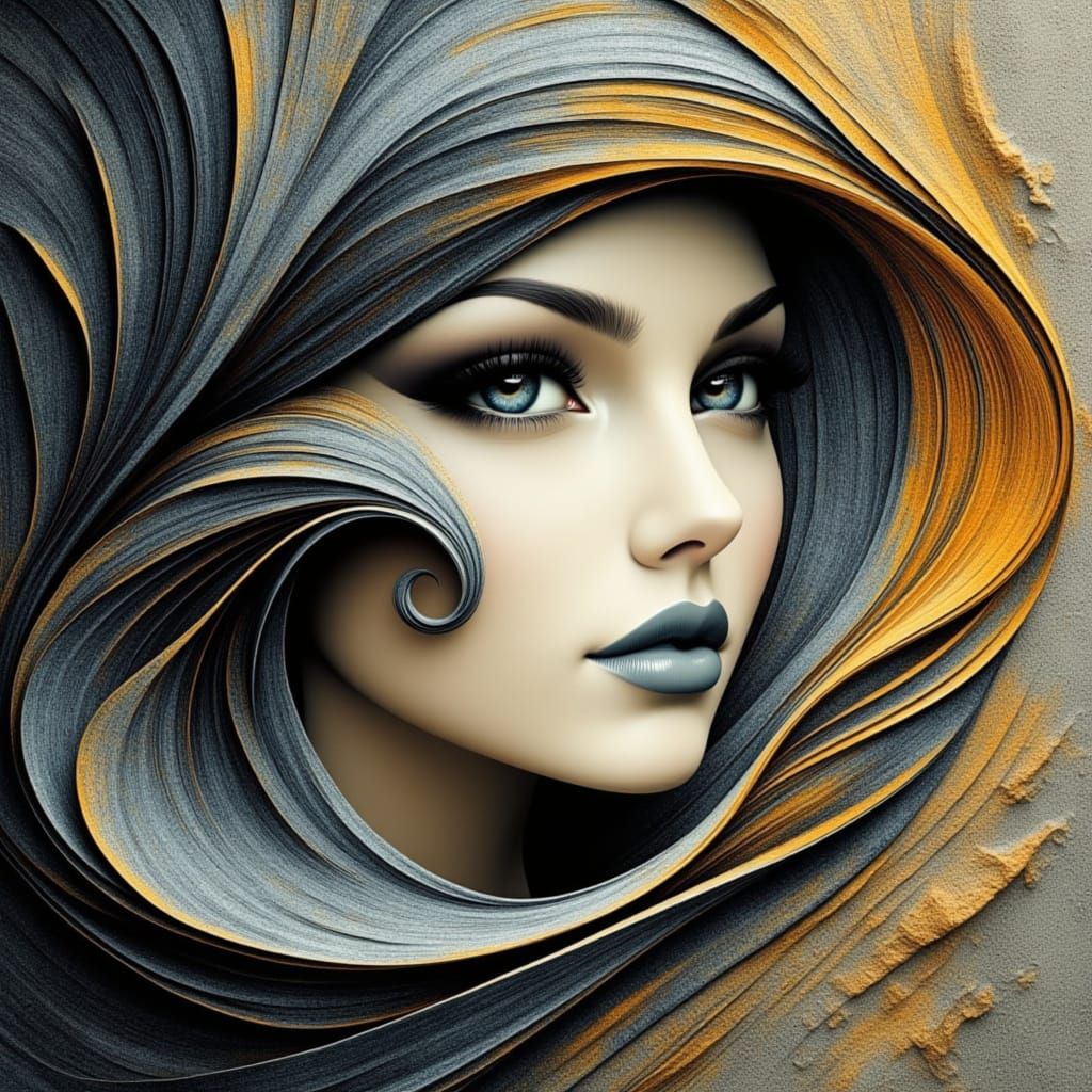 Ethereal Beauty in Whirling Vortex