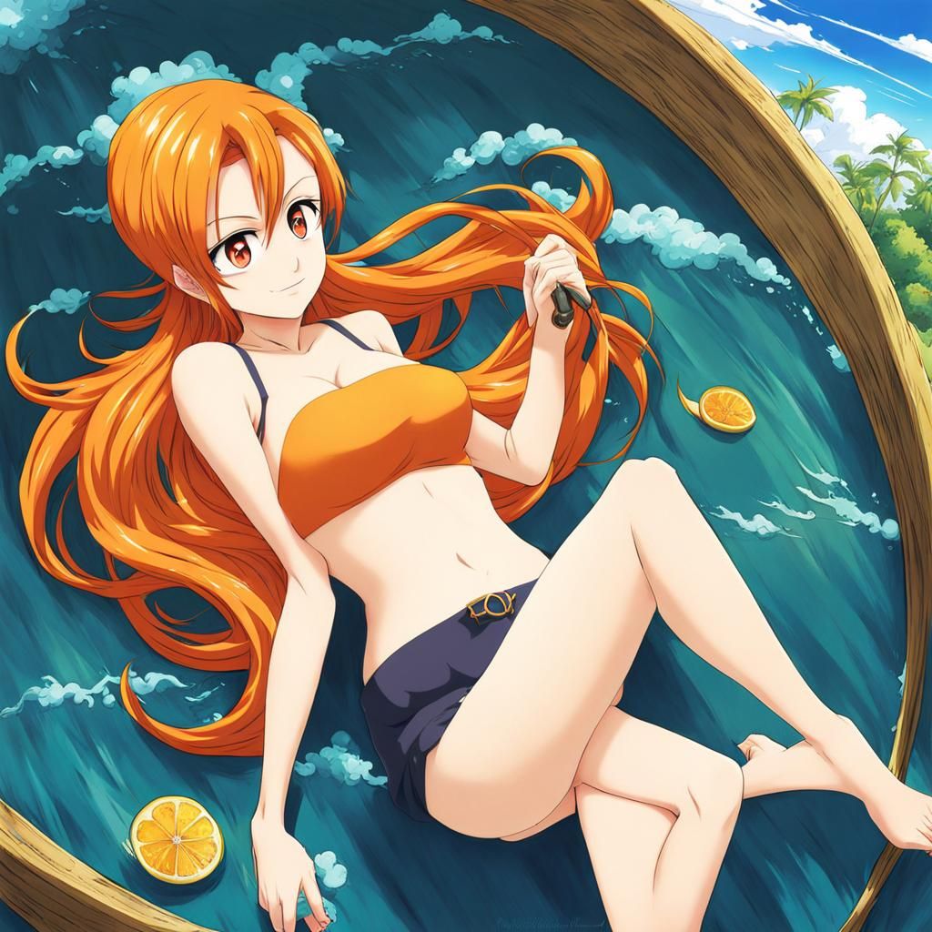 Anime Manga Girl in Key Visual Style