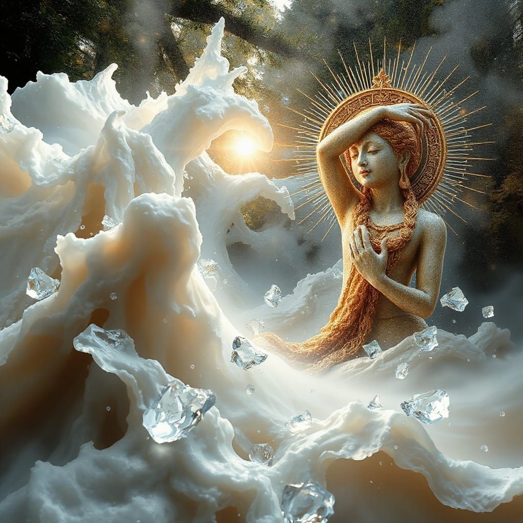 The Essence of Abstract Reality Revealed in Divine Light