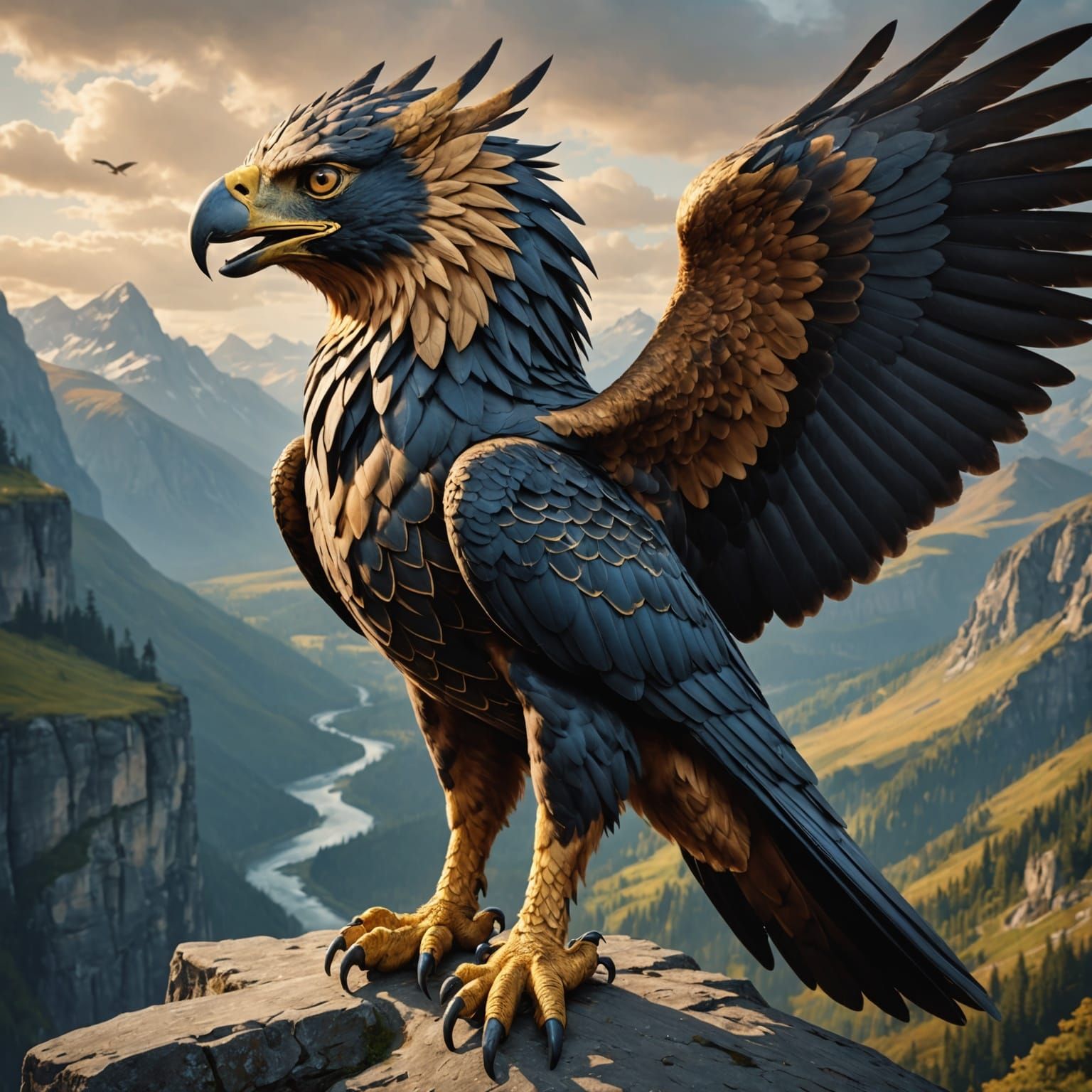 Majestic Gryphon in Epic Stance
