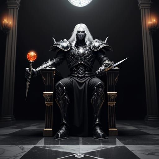 Surreal Villain Emerges from Shadows in Hyper-Realistic Styl...