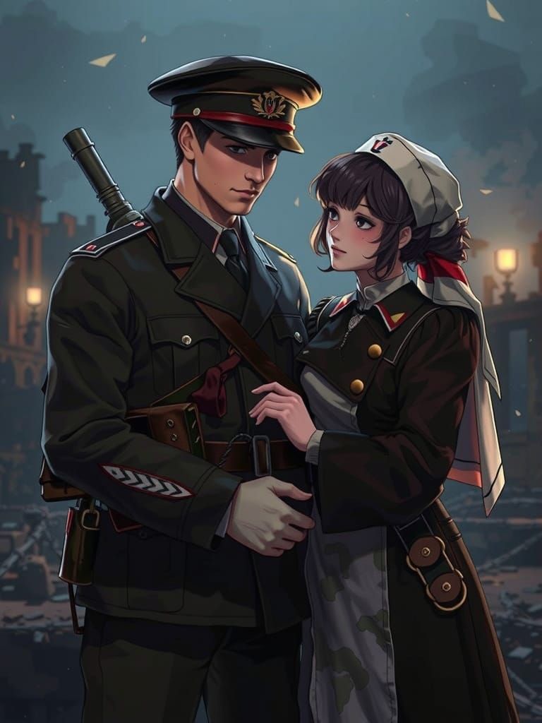 Elegy of War: Frederic and Catherine's Intimate Moment