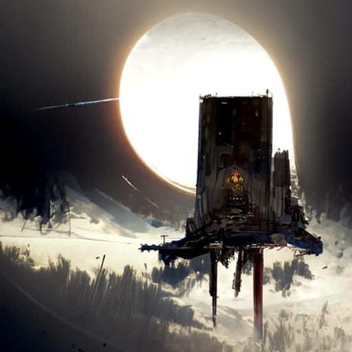 Sinister Abandoned Space Station Orbiting the Sun