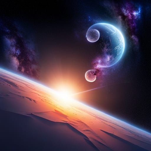 Galactic Question Mark in Deep Space