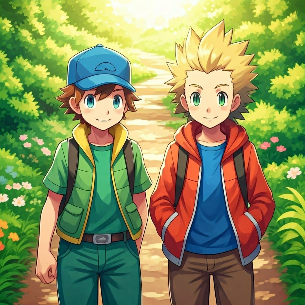 Pokémon Trainers Ritchie and Alden Embark on a Joyful Advent...