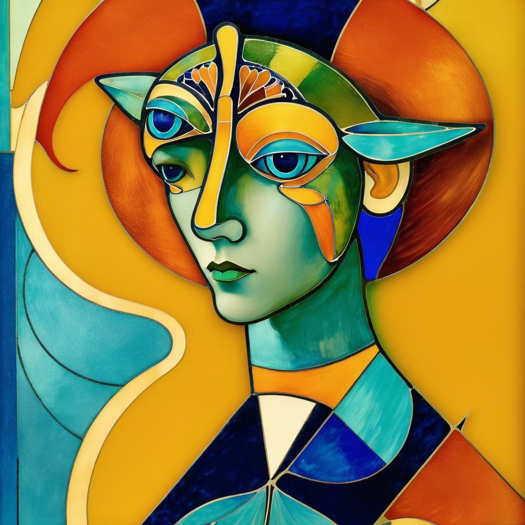 Elegant Art Nouveau Decorative Design