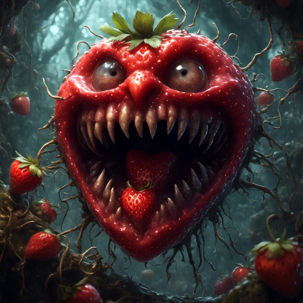 Strawberry monster
