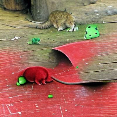 Mouse Eats Cat: A Surreal Reversal
